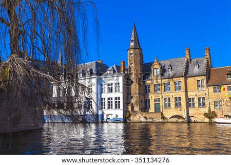 landmarks of Belgium - beautiful Brugge