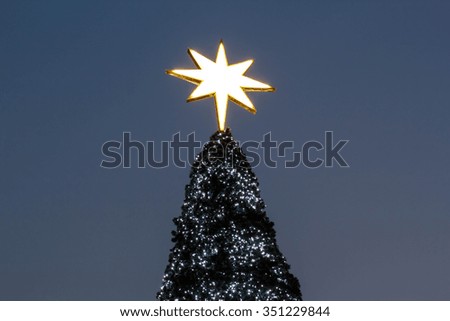 Day Christmas with a star