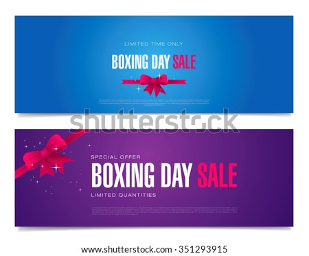Boxing Day sale. Vector illustration