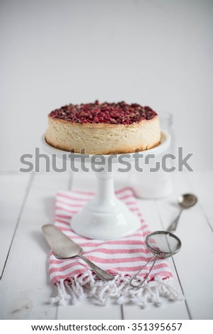 cranberry cheesecake