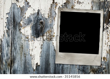 Vintage photo on old wooden background. See more in my portfolio.