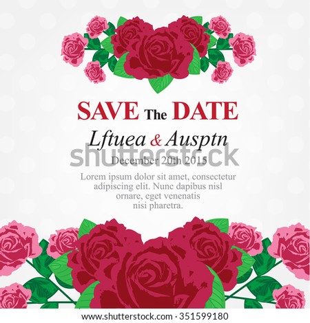 Save the Date Invitation Card