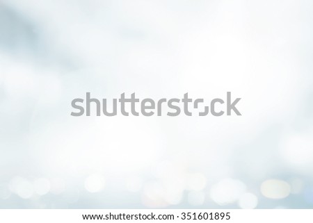 Medical health care concept: Abstract blur white snow with bokeh light winter texture background