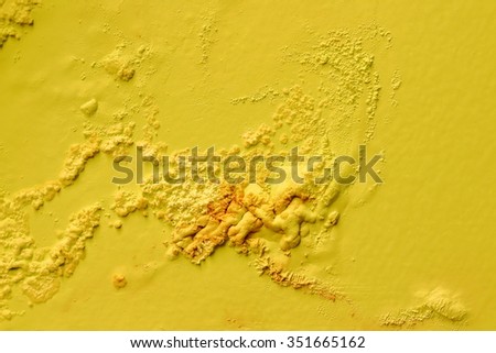 Paint damaged by moisture Royalty-Free Stock Photo #351665162