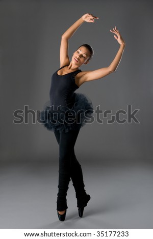 Studio picture from a classical ballerina