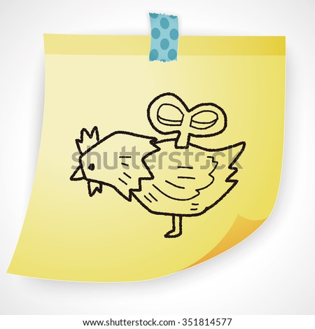 toy chicken doodle