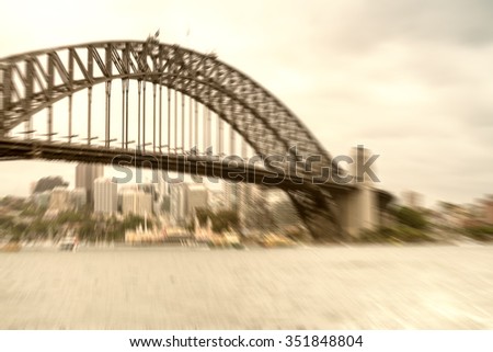 Sydney Harbour Bridge, New South Wales.