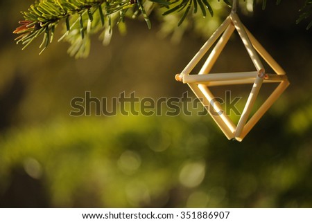 Baltic and Scandinavian traditional Christmas decoration