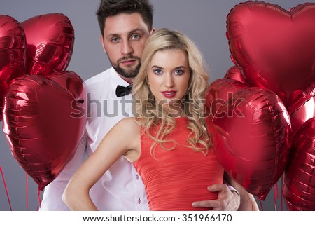 Portrait of a very attractive young couple