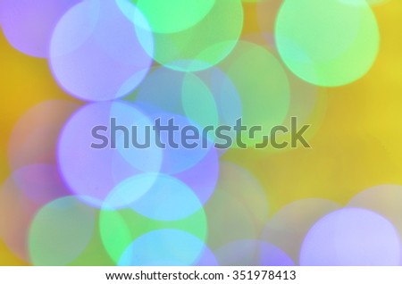 magical colorful bokeh background