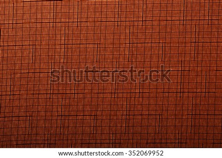 Burnt orange fabric texture background.