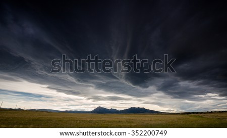 Wide open range in Alamosa County, Colorado