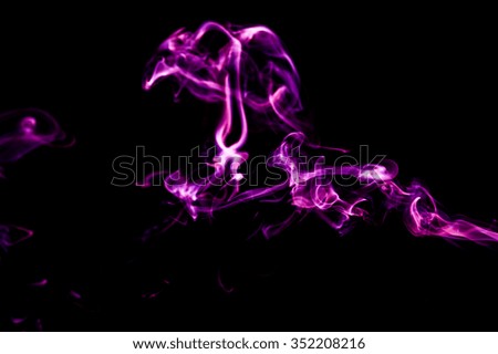 Purple smoke abstract background.