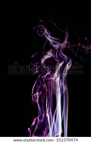 abstract white smoke on black background, smoke background ,Purple smoke background