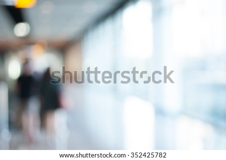 ABSTRACT BLUR OFFICE BACKGROUND, MEDICAL office image and Blurry Buildings has copy space available as a background for the Presentation of Advertising.