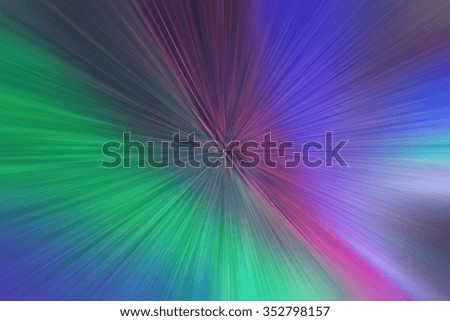 Abstract background of colorful stripes starting from center.