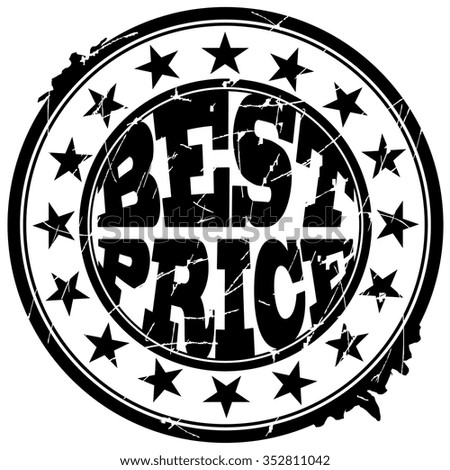circle grunge stamp "best price"