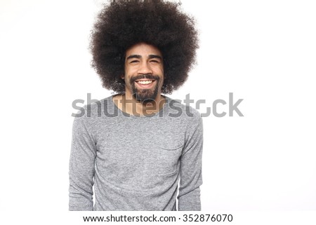 Happy Afro man
