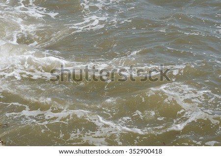  waves.Surface of water ripple reflection pattern