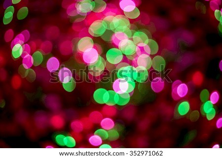 Abstract background with bokeh defocused lights.
