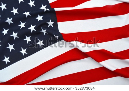 American Flag as background