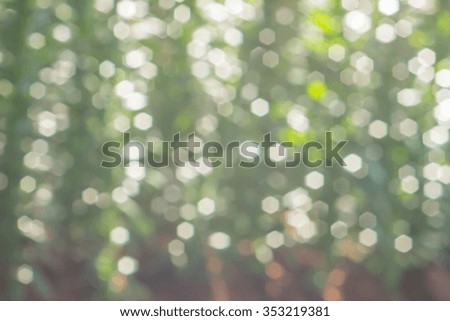 Bokeh lights of flower for abstract background.
