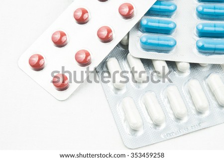 Medicine drug and pills