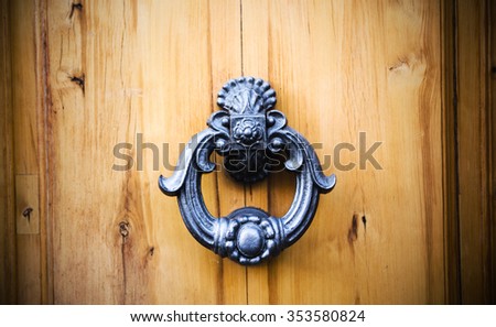 photo of antique door knocker