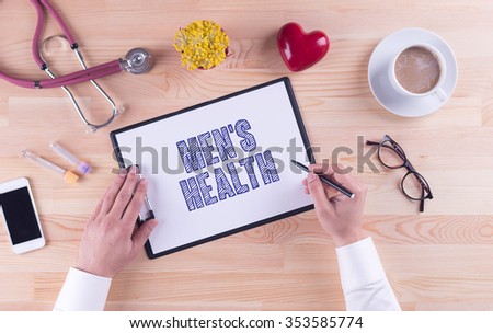 Health Concept: MEN'S HEALTH