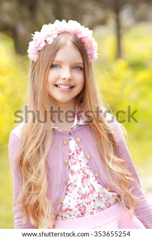 Blonde Teen Girl Posing