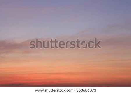 Sunset Sky Background , Colorful sky in twilight time background 
