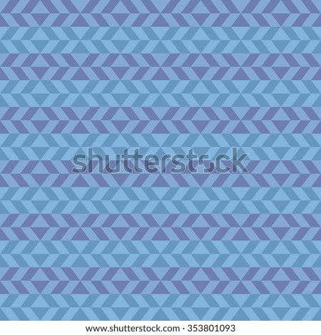 Geometric fun pattern with dark and light blue shapes