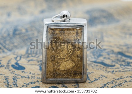 small buddha image used as amulets