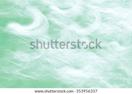 abstract white wavy lines in space