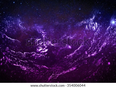 Magenta Starfield - Elements of this Image Furnished by NASA