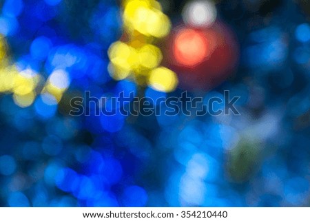 The blurred lights for abstract color background.