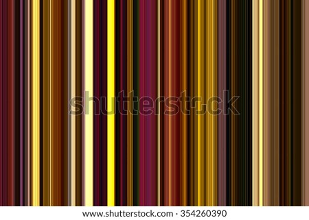 Multicolored abstract of many parallel vertical stripes of various widths for decoration and background