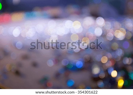 Abstract blur Purple bokeh light for background