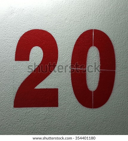An image of floor number 20th