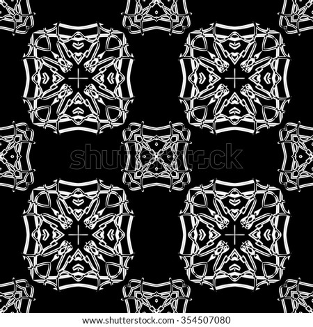 abstract seamless pattern ,black and white Vector seamless pattern. Seamless background pattern. Modern stylish texture. Repeating geometric.