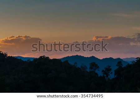 landscape view for thailand