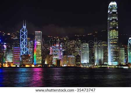 Hong Kong City Skyline from Kowloon