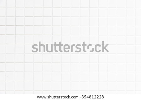 White tiles wall textures for background
