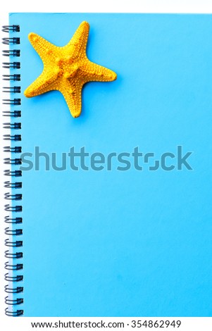 Blank paper on white background
