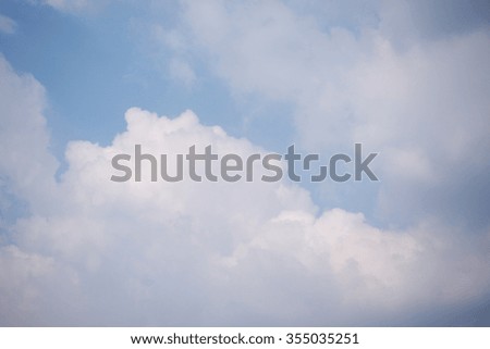 Clouds with blue sky   