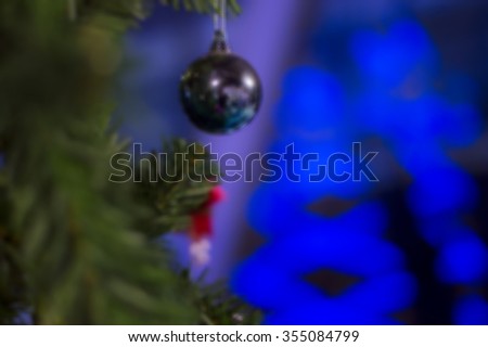 Blur background for Christmas background and New year background