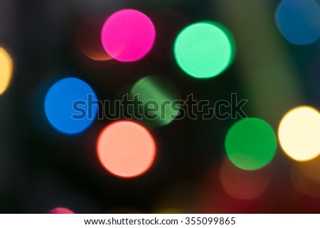Abstract bokeh background of light for merry christmas Xmas and happy new year