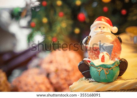 Merry Christmas with Santa Claus 