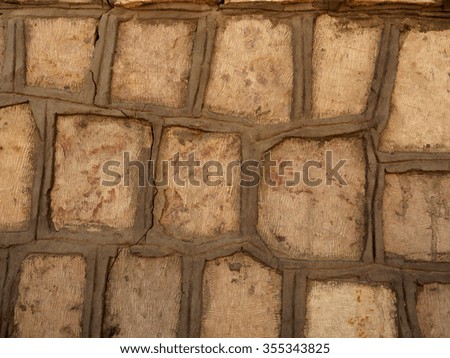 Old sandstone wall for background wallpaper