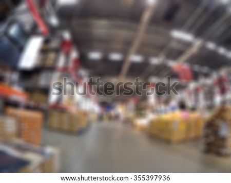 Home-store shopping mall theme creative abstract blur background with bokeh effect